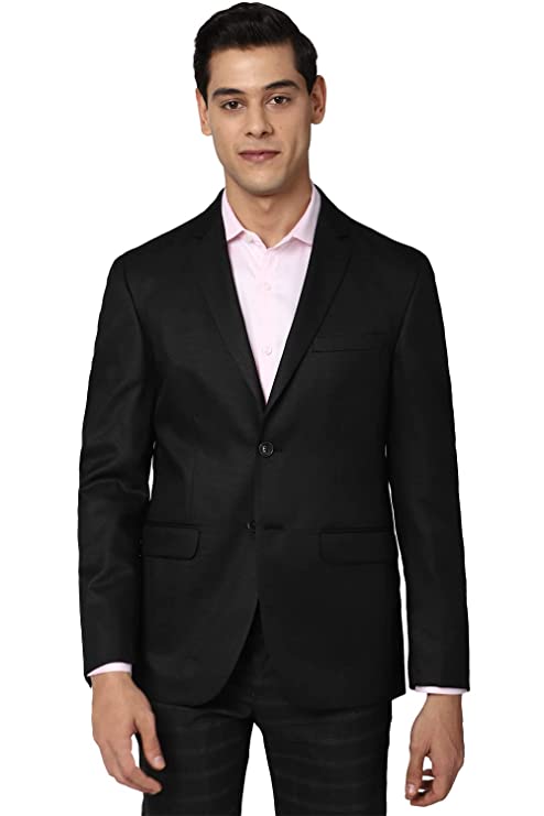Peter England Men's Black Blazer Regular (PIBZSNSPB91337 40)