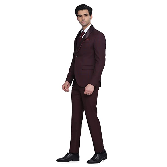 blackberrys Hildo 6X Check Suits in Wine - Image 3