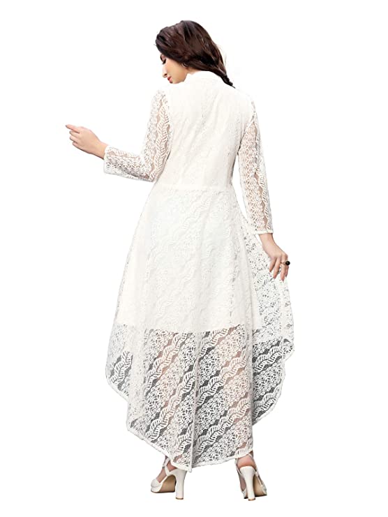 SIRIL Women's Dyed Fit & Flare Knee Length Russell Net Dress - Image 3