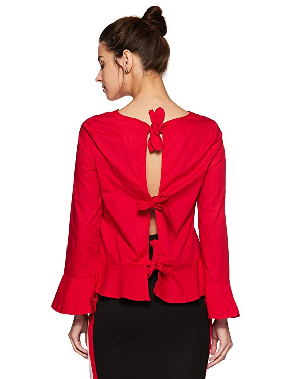 VERO MODA Women's Plain Regular Fit Top - Image 2