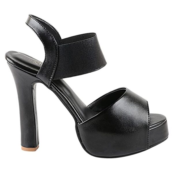 Shoetopia Womens/Girls Solid Peep Toed Platform Heels - Image 4